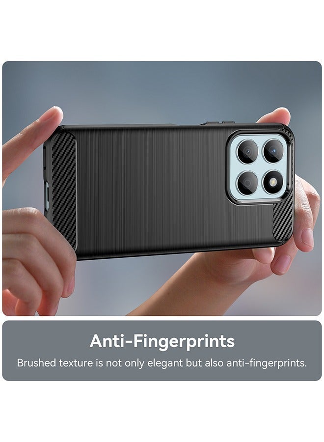 X-level HONOR X8b 4G Case Cover with Carbon Fiber Shockproof Rugged Shell Anti-Scratch Easy Install Anti-Scratch Soft TPU Comfortable Touch Back Cover Protective Accessory for HONOR X8b - Image 3