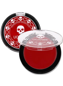 UCANBE Red Face  Body Paint Makeup Foundation Professional NonToxic Cream Greasepaint OilBased Face Painting Kit for Kids  Adults Party Halloween SFX Devil Clown Vampire Costume Cosplay Makeup