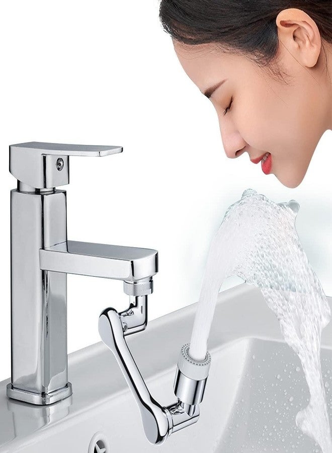 COOFANDY 1080° Swivel Faucet Extender, Heavy Duty Rotating Sink Extension, Universal Swivel Multifunctional Robotic Arm, Rotating Splash Filter Extension Faucet Aerator for Kitchen Bathroom - Image 5