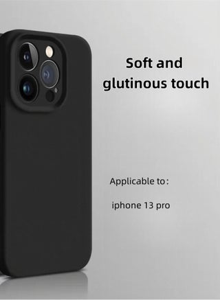 IPhone 13 Pro 6.1-inch liquid silicone rubber phone case, luxurious cover coating, silky soft touch, full body protection phone case, shockproof shell, with ultra-fine fiber lining (black) - pzsku/ZF71FEFEDE31D1A7ADB22Z/45/1746344271/5e6a2e2f-dac3-4866-872d-870a03a665cb