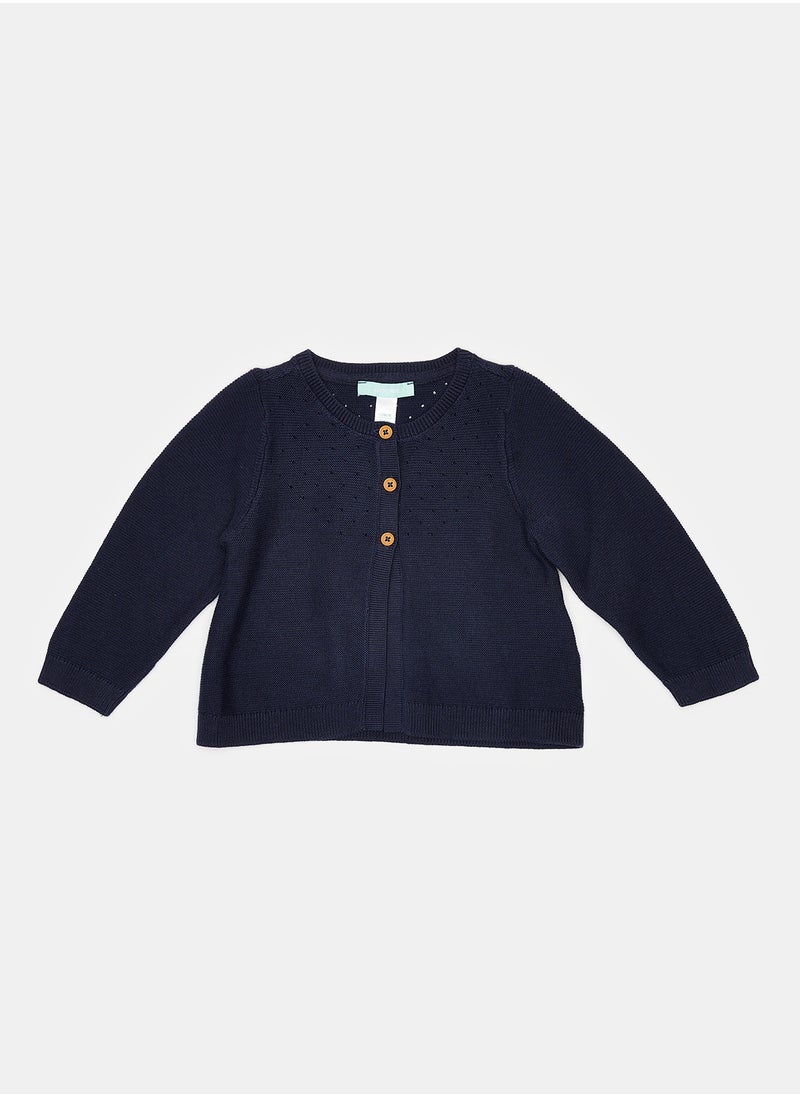 OBAIBI Blue Vest for Girls  - Image 1