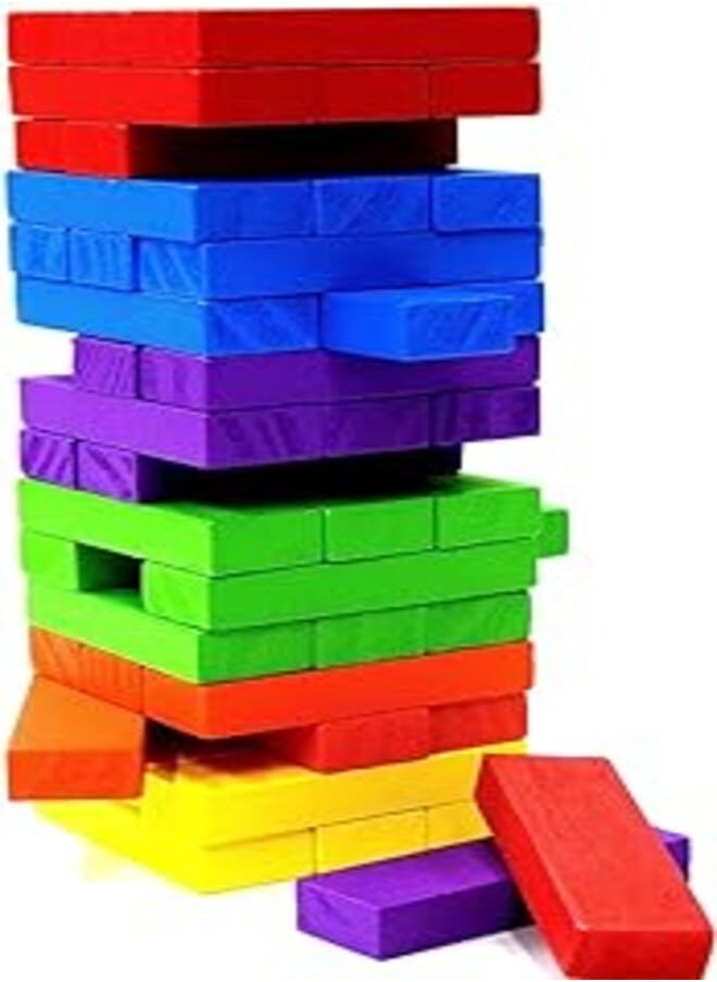 Family Fun Family Fun Color Toppling Tower FD105249 Game 
