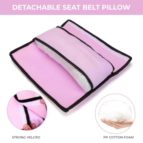 Safe-O-Kid® - Pack of 2-Car Safety Essential, Seat Belt Mounted Pillow for Toddlers - Image 3