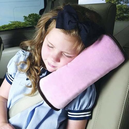 Safe-O-Kid® - Pack of 2-Car Safety Essential, Seat Belt Mounted Pillow for Toddlers - Image 1
