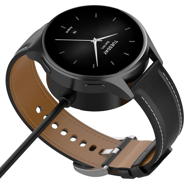 كابل قاعدة الشحن البديل من Disscool متوافق مع ساعة Xiaomi Watch S3 / Watch H1 / Watch 2 Pro / Watch S2، كابل USB مع حامل شاحن مغناطيسي لإكسسوارات الساعة الذكية (1 متر / 3.3 قدم) - Image 4