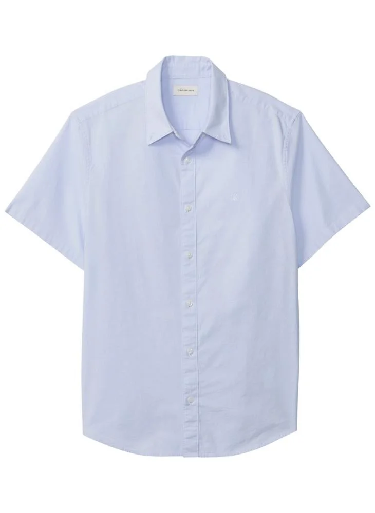 Calvin Klein Jeans  Short Sleeve Oxford Cotton Shirt for Men | Best Price UAE