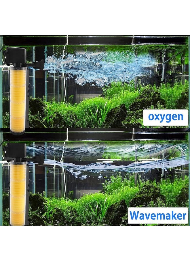 VAYINATO VAYINATO® BL-8500F Aquarium Filter, Upto 5ft - Fish Tank Submersible Power Filter 35w - 3 in 1 Filteration, Oxygenation and Water Flow 4 Layer by Petzlifeworld  - Image 2