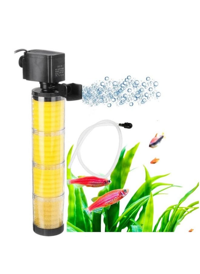 VAYINATO VAYINATO® BL-8500F Aquarium Filter, Upto 5ft - Fish Tank Submersible Power Filter 35w - 3 in 1 Filteration, Oxygenation and Water Flow 4 Layer by Petzlifeworld  - Image 1
