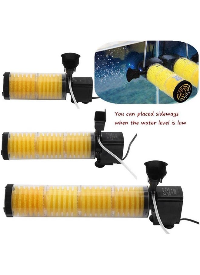 VAYINATO VAYINATO® BL-8500F Aquarium Filter, Upto 5ft - Fish Tank Submersible Power Filter 35w - 3 in 1 Filteration, Oxygenation and Water Flow 4 Layer by Petzlifeworld  - Image 5