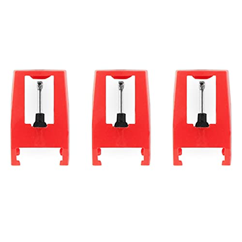 Victrola 3 Pack Turntable Replacement Needles for Record Players - Image 1