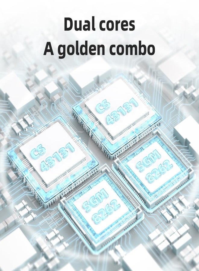 FiiO/JadeAudio KA13 Portable DAC Dongle, USB-C Adapter, 3.5mm and 4.4mm Outputs Compatible with Android/iOS System/PC/Music Players, PCM 384kHz/32bit | DSD256 550mW high Power (Black) - Image 4