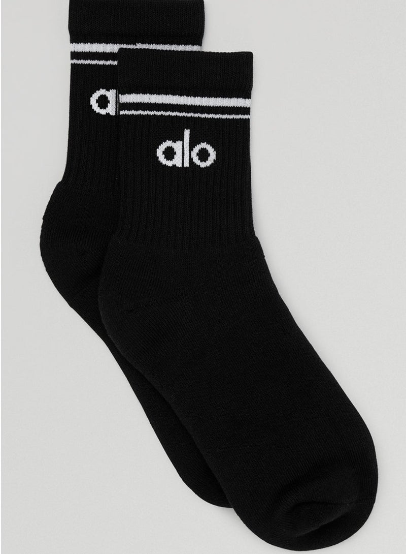 alo mid-calf cotton socks are soft, breathable and comfortable, a one-piece set for sports and leisure - Image 1