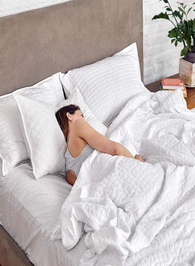 Gravity Blanket Memory Foam Pillow, Made from Cotton Hybrid, Queen-Sized 30” x 20”, Customizable Pillow for Better Rest and Sleep - Image 5