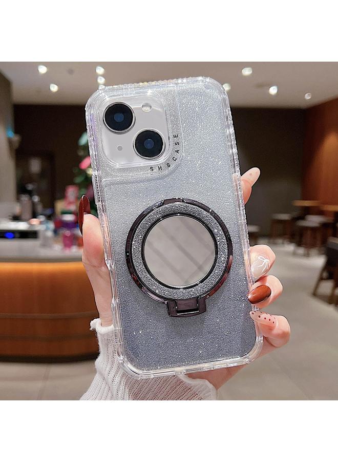 S-TOP Case For iPhone 15 Plus Mirror Holder Glitterr MagSafe Phone Case - Image 1