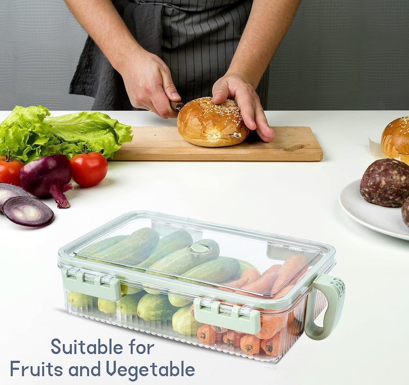 WENGTY 20 Grid Egg BoxBasket PV Egg Holder For Specific Storage Box Handle Food Grade OrganizerTransparent Plastic Storage Box With Time Record Keep Fresh Multi Purpose Kitchen Organizer - Image 4