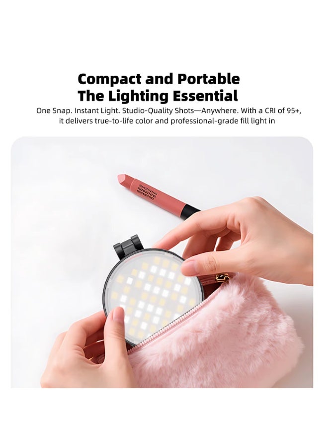 GenPro Bafang ST128S LED Portable Fill Light for Phones with Magnetic Makeup Mirror - Image 5