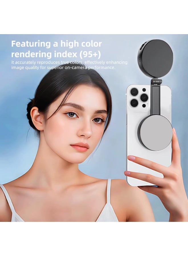 GenPro Bafang ST128S LED Portable Fill Light for Phones with Magnetic Makeup Mirror - Image 3