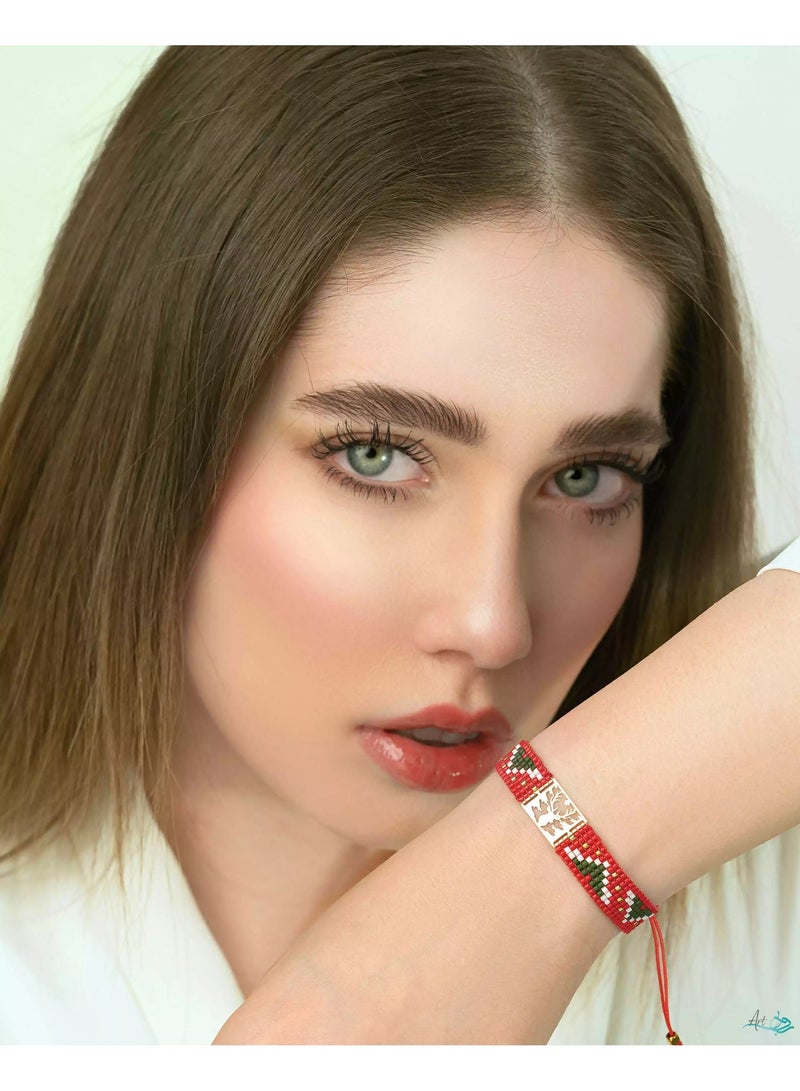 Ruby Art Gold 18K Pure Gold Bracelet with Elegant Reindeer for women   - 0.26 Gram - Image 2