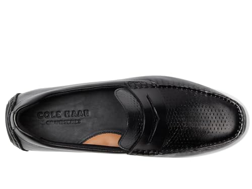Cole Haan Mens Grand Laser Penny Driver, Black/Black, 7.5-M US - Image 2