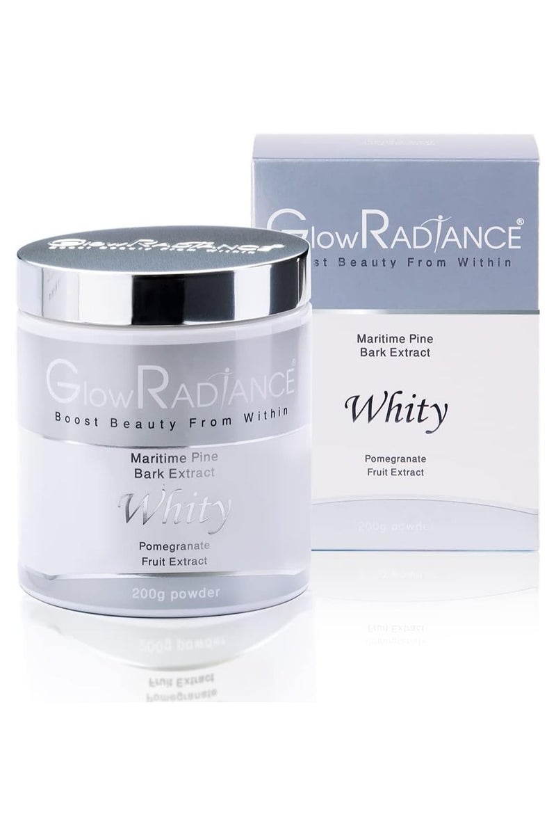 Glow Radiance بودرة تبييض جلاو راديانس - 200 جرام | معزز إشراق البشرة مع مستخلص الرمان | تركيبة غنية بمضادات الأكسدة لتوحيد لون البشرة - Image 1