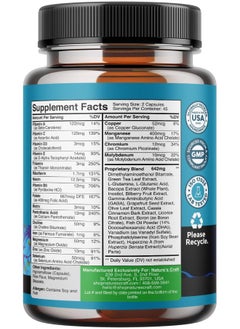 Natures Craft 'S Mind Enhancement Supplement Natural Nootropic Pills For Men And Women Boost Focus Clarity Improve Memory Reduce Forgetfulness Anti Aging Cognitive Enhancement 90 Capsules  - Image 2