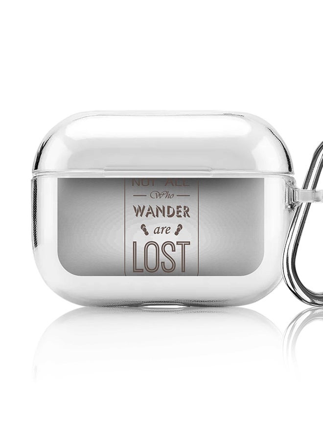 Stylizedd Classic Clear printed Case for Apple AirPods Pro 2nd Generation Thin Transparent Cover [Designed for Apple AirPods Pro 2nd Generation] - Wanderers - Image 1