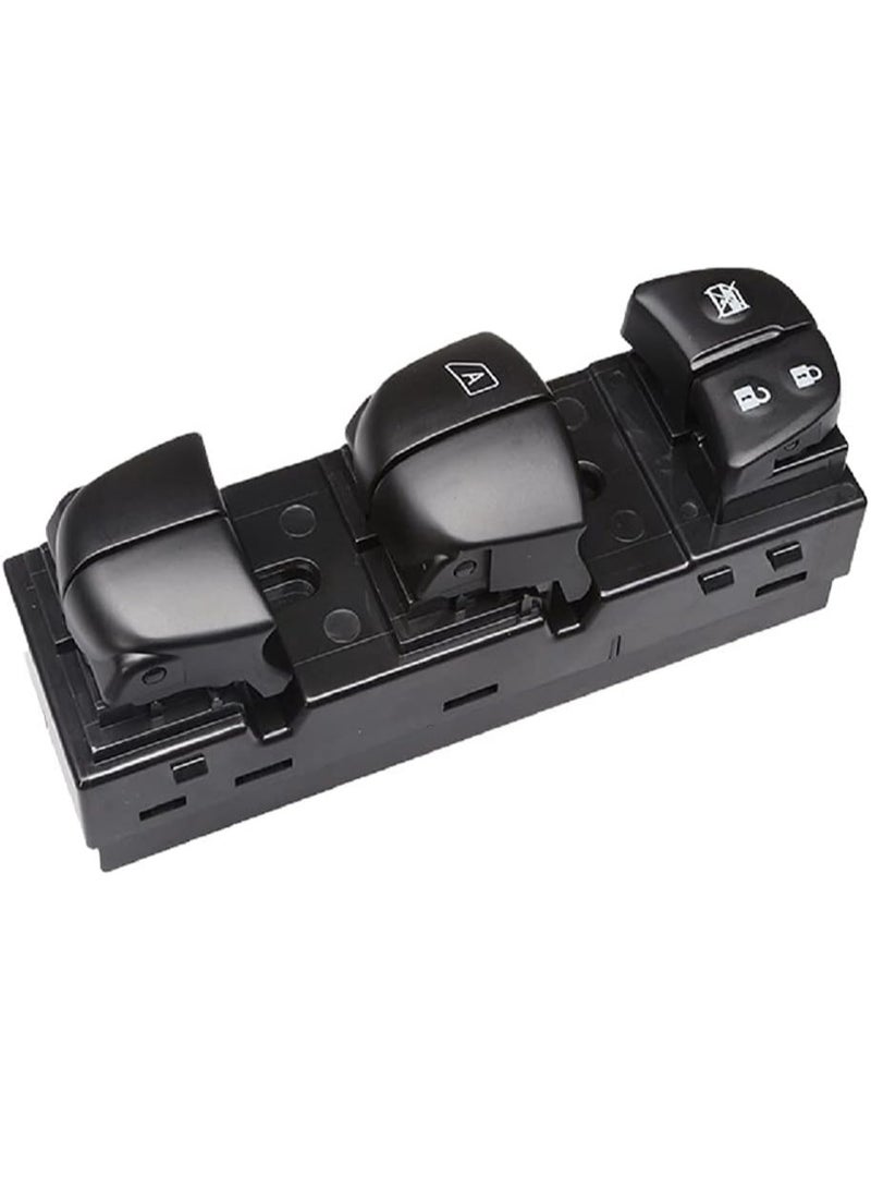 Generic Black Color WINDOW MASTER CONTROL SWITCH 254013DF0B 25401-3DF0B Compatible with NiSSAN VEHICLES  - Image 1