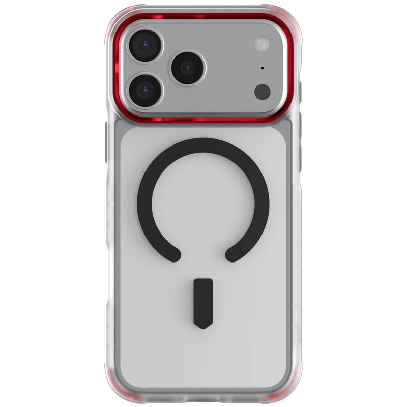 Ghostek Covert iPhone 17 Pro Max Clear Case - Compatible with MagSafe Accessories, Shockproof Silicone, Minimalist Phone Cover (6.9 Inch, Clear) - Image 1