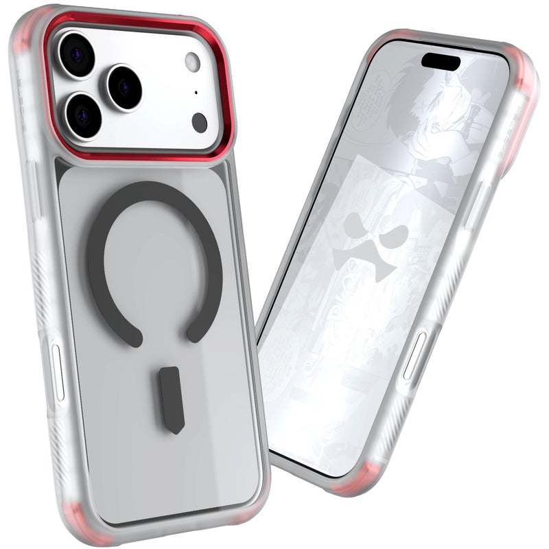 Ghostek Covert iPhone 17 Pro Max Clear Case - Compatible with MagSafe Accessories, Shockproof Silicone, Minimalist Phone Cover (6.9 Inch, Clear) - Image 2