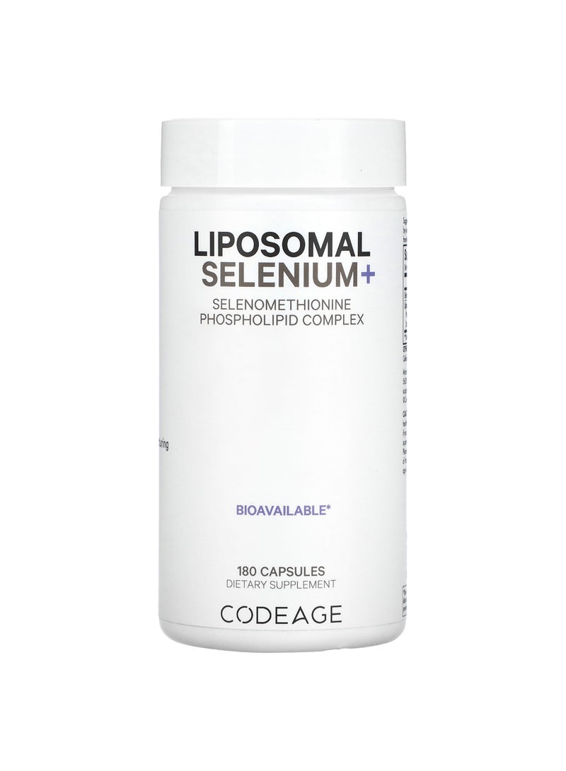 Codeage Liposomal Selenium+, 180 Capsules