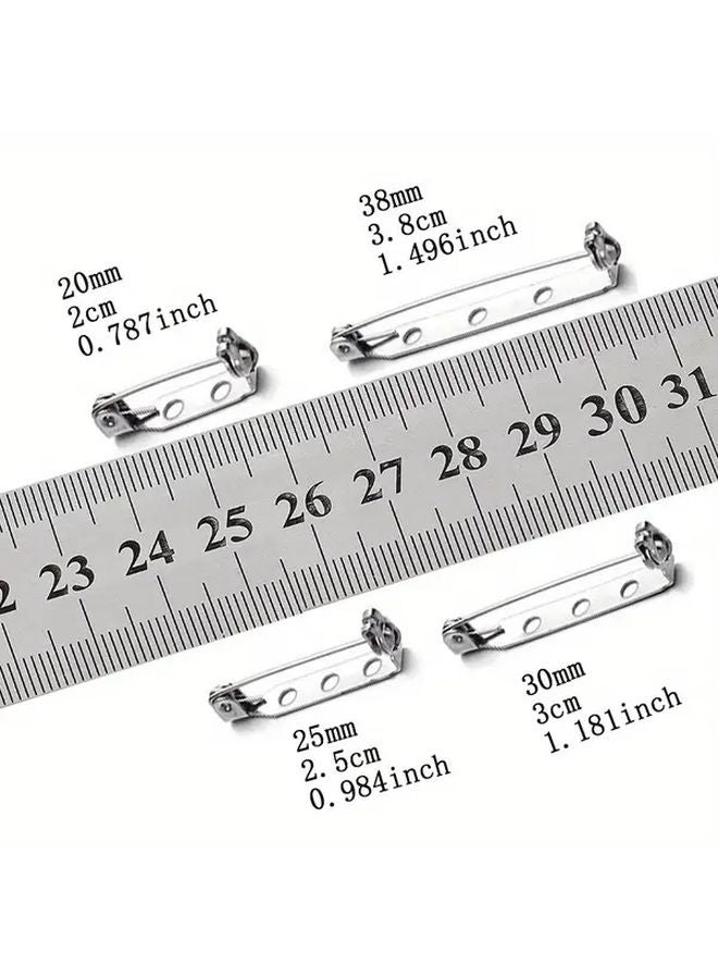50 قطعة دبابيس أمان حديدية فولاذية 20 ملم لصنع المجوهرات يدويًا والبروشات والشارات وتصميم الأزياء - Image 5