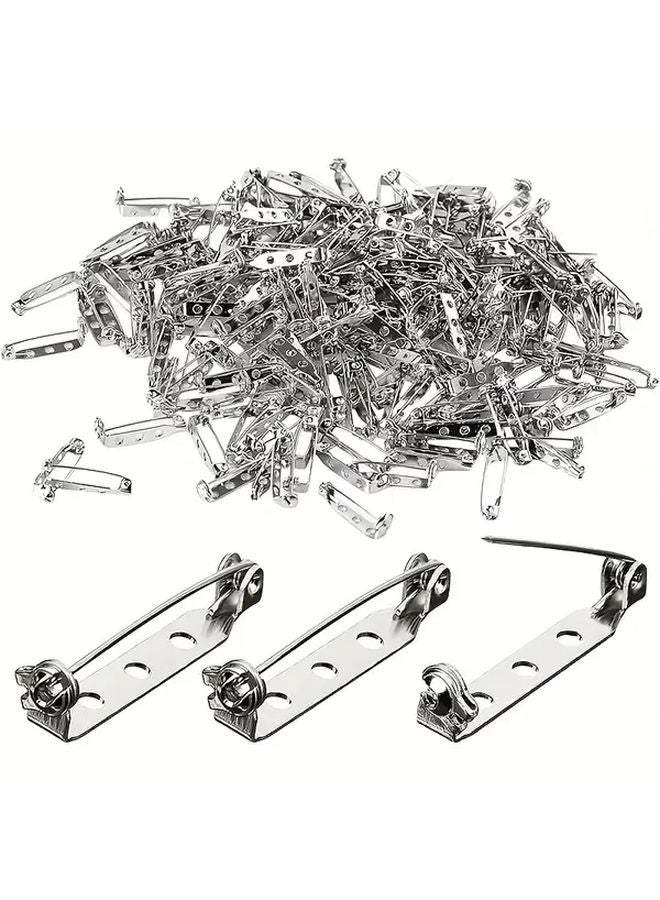50 قطعة دبابيس أمان حديدية فولاذية 20 ملم لصنع المجوهرات يدويًا والبروشات والشارات وتصميم الأزياء - Image 2