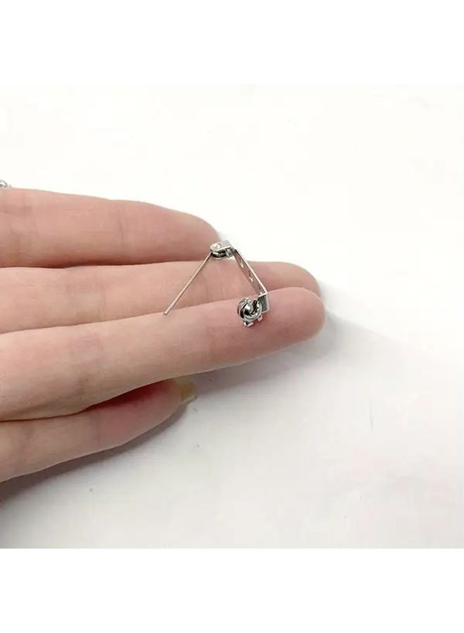 50 قطعة دبابيس أمان حديدية فولاذية 20 ملم لصنع المجوهرات يدويًا والبروشات والشارات وتصميم الأزياء - Image 4