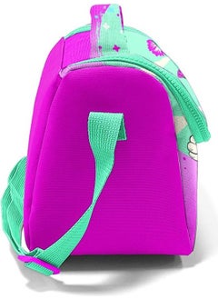 CORAL HIGH Kids Water Green Pink Cat Patterned Thermo Lunch Box 11707  - Image 3