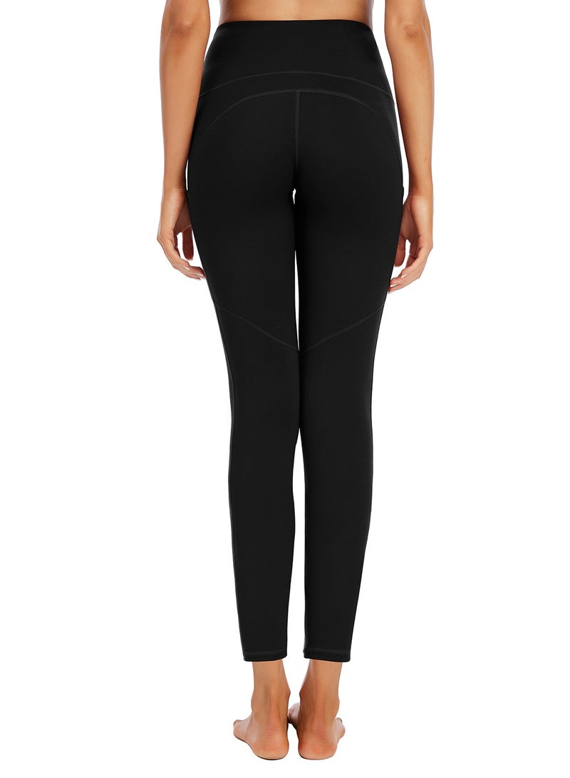 Loquat Yoga pants high waist stretch tight waist close skin fabrics sports and fitness pants lady black  - Image 4