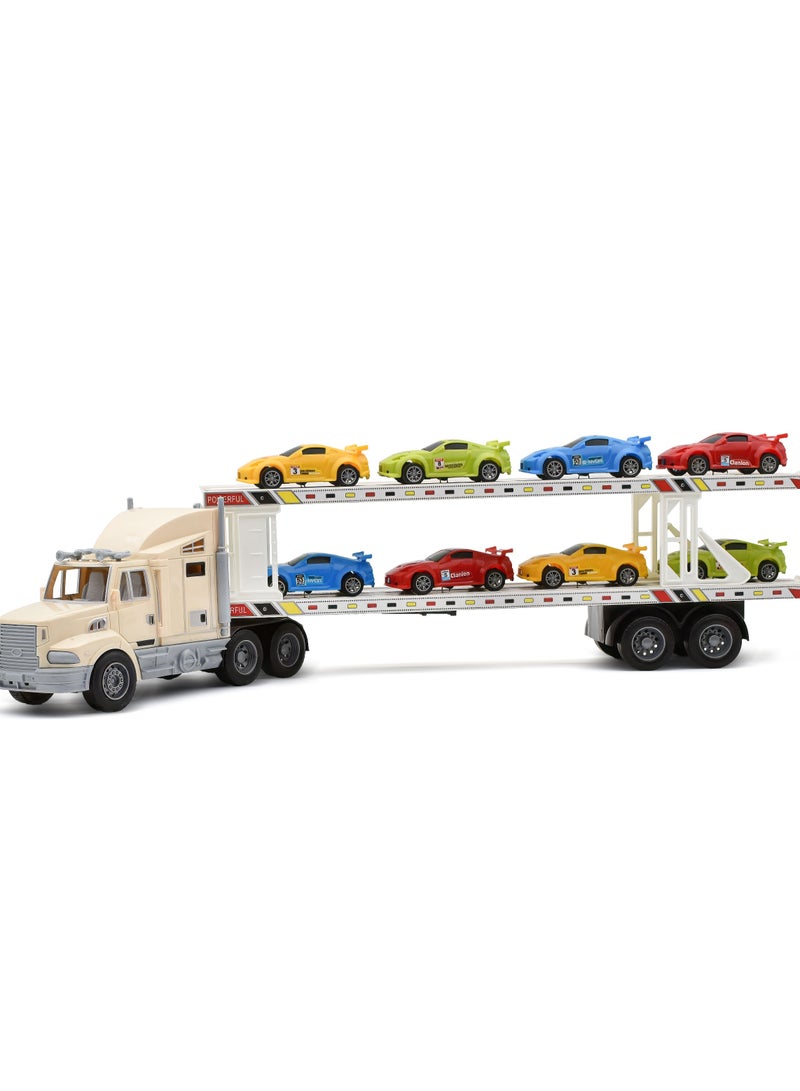 Giant Tow Truck Toy - with 8 Cars Included - Image 2