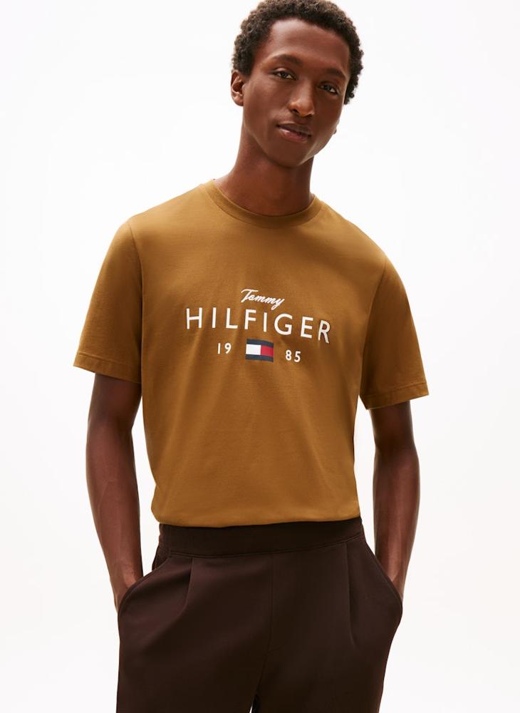 TOMMY HILFIGER Logo Crew Neck T-Shirt - Image 1