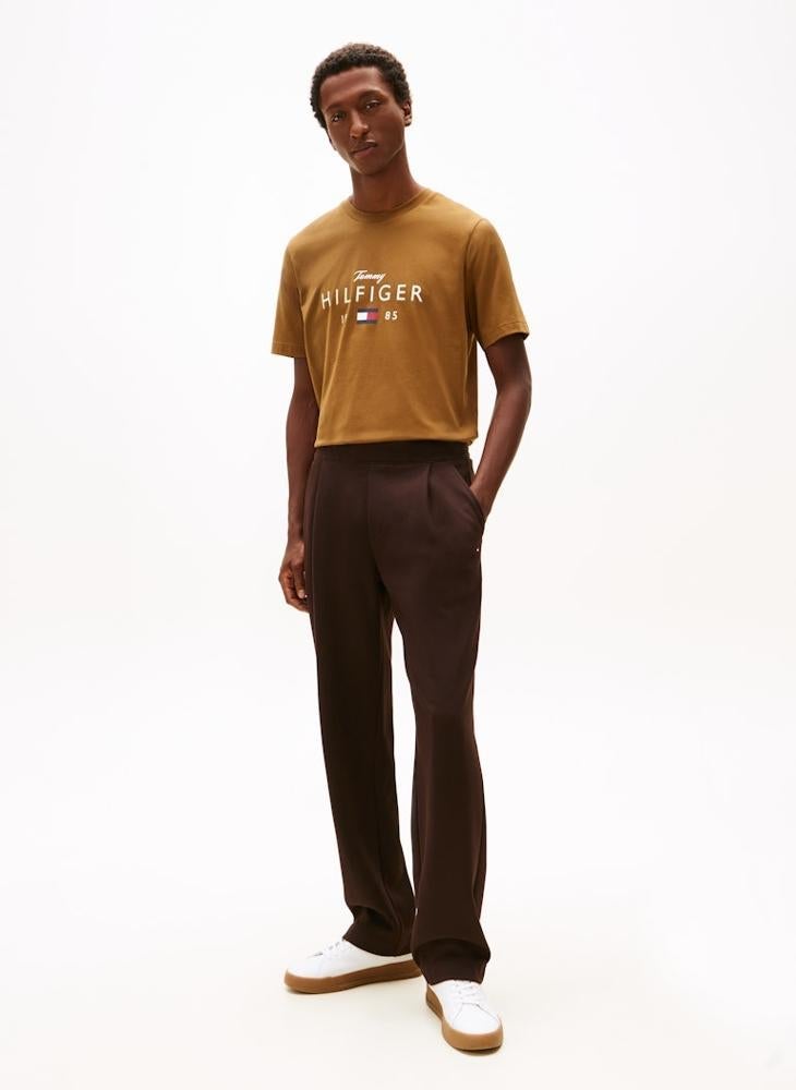 TOMMY HILFIGER Logo Crew Neck T-Shirt - Image 4