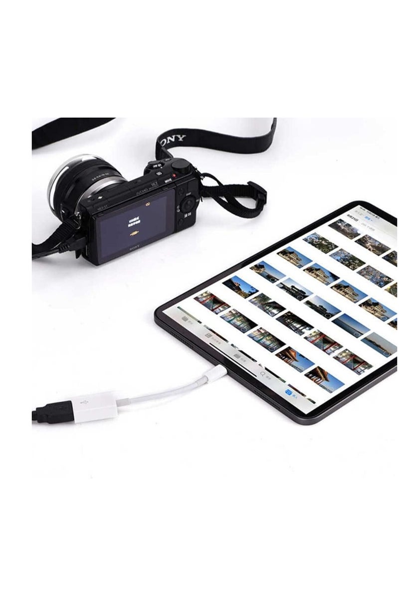 Go-Des IP To USB 13CM Two-way Import and Export OTG Adapter For Phone/Pad to USB Flash Disk (GD-UC029 /White) - Image 3