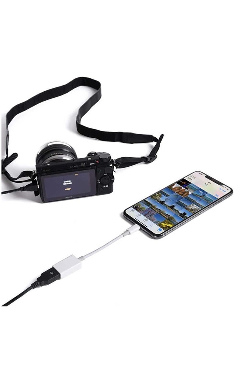 Go-Des IP To USB 13CM Two-way Import and Export OTG Adapter For Phone/Pad to USB Flash Disk (GD-UC029 /White) - Image 4