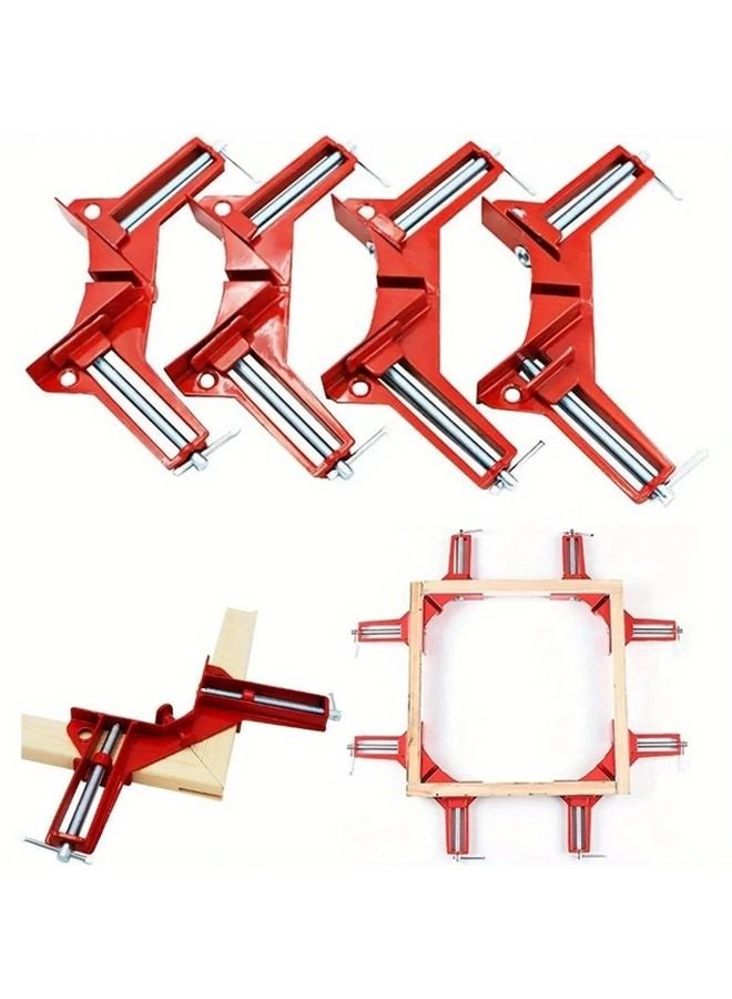 Heavy Duty Right Angle Clamp 90 Degree Woodworking Tool 1pc Red Black - Image 4