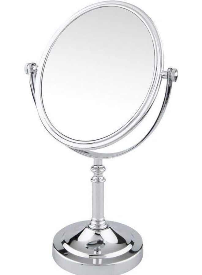 10x Magnifying Dual-Sided Tabletop Makeup Mirror - Image 1