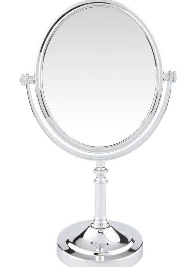 10x Magnifying Dual-Sided Tabletop Makeup Mirror - Image 2