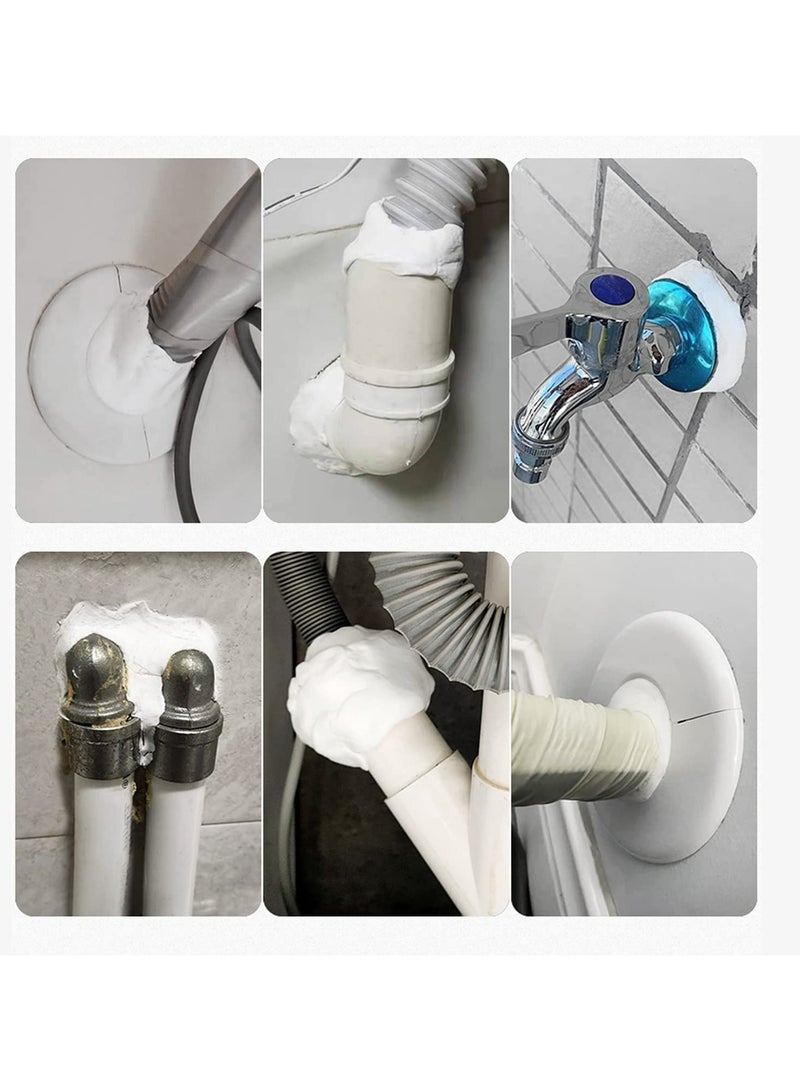 CMGTYYD 6 PCS Repair Sealing Clay,Strong Moldable Quick Mending Mud Wall Repair Holes Cracks and Graffiti Safe Mend Drywall Repair Wall Filling Paste Air Conditioning Hole Waterproof Clay - Image 3