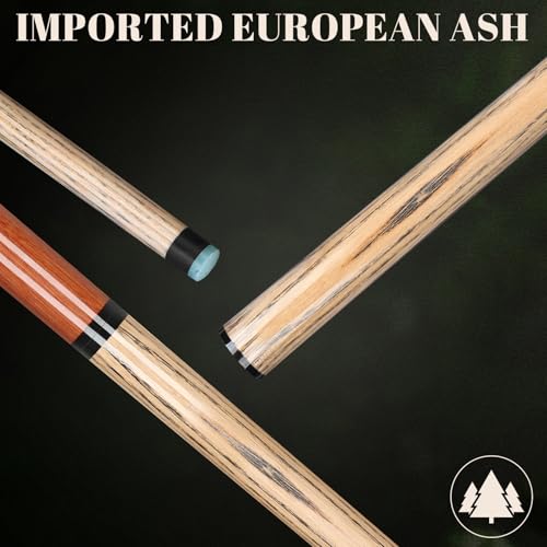 IIQ 21oz 23oz Break Stick Heavy Hitter Breaking Pool Cue Stick Black Brown 23oz - Image 3