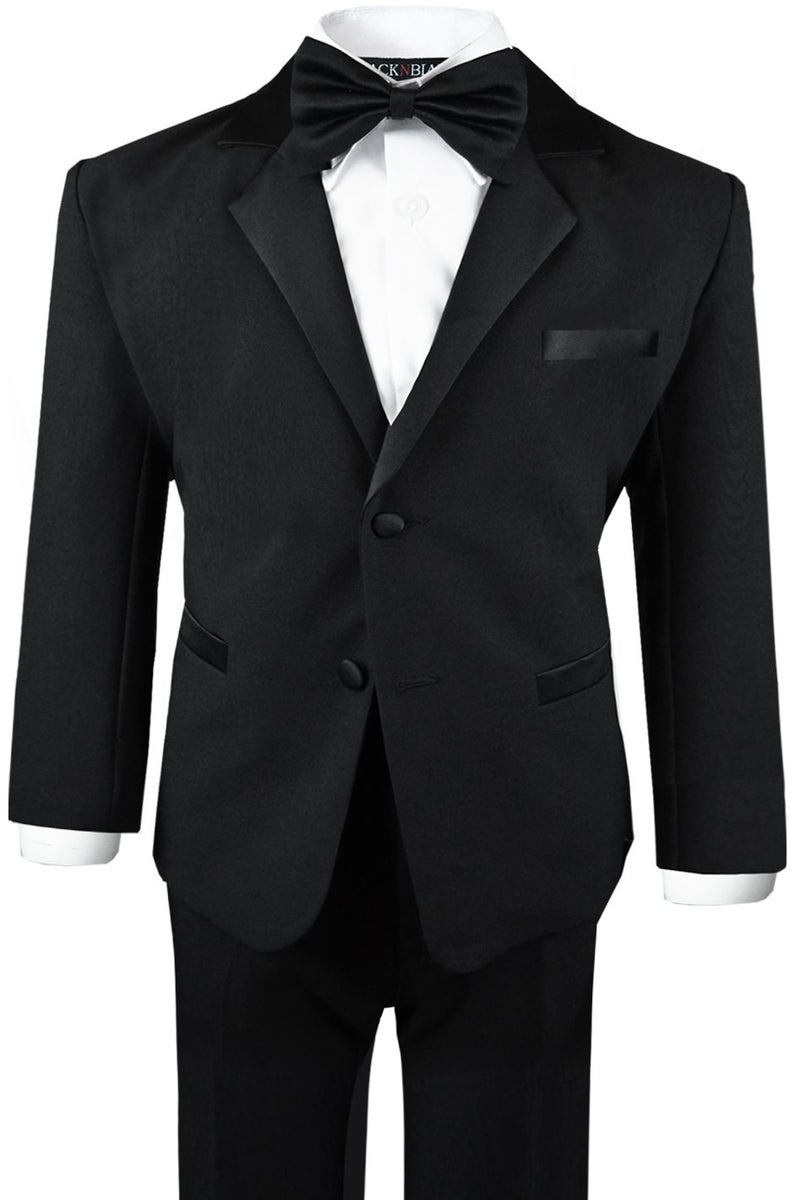 Black n Bianco Boys Tuxedo in Black Dresswear Set Size Large 12-18 Months - Image 2
