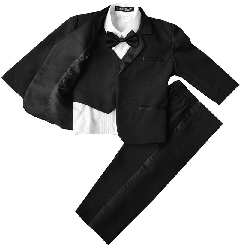 Black n Bianco Boys Tuxedo in Black Dresswear Set Size Large 12-18 Months - Image 3