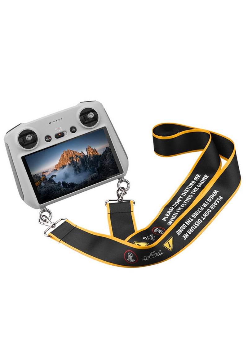 RC Remote Controller with Screen Soft Lanyard Neck Strap Safety Hanging Sling Belt Compatible with DJI MINI 3 PRO RC Accessories (58cm)  - Image 1