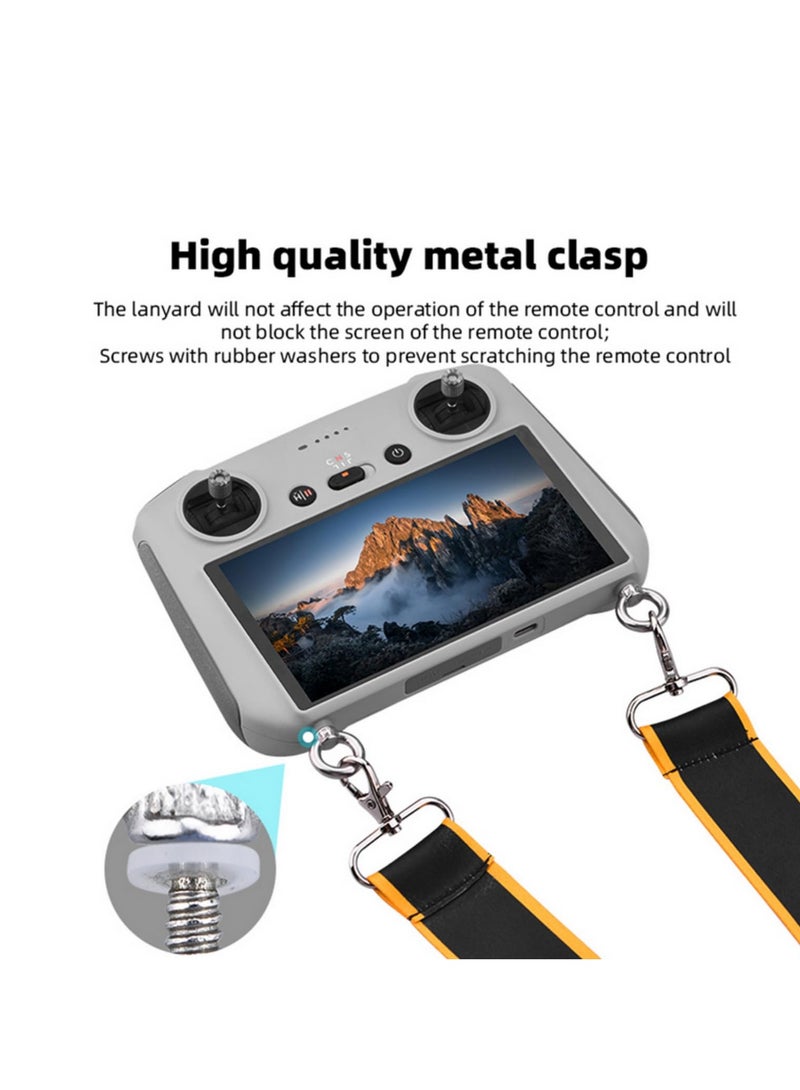 RC Remote Controller with Screen Soft Lanyard Neck Strap Safety Hanging Sling Belt Compatible with DJI MINI 3 PRO RC Accessories (58cm)  - Image 3