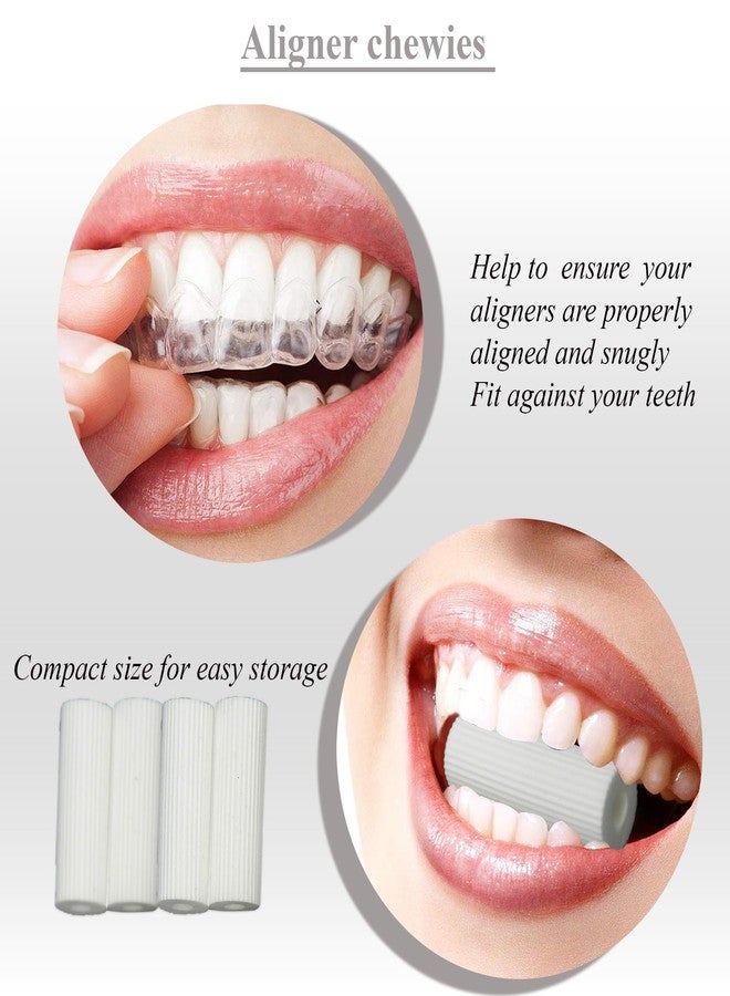 Dentosmile Chewies Seater in White Colour with Carry Case for Aligner Chompers Trays (Unscented) - Image 3